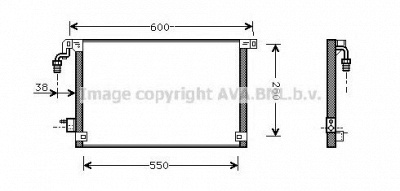 AVA QUALITY COOLING cn5172 -  Конденсатор, кондиционер